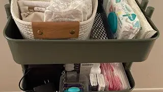 Baby Storage Cart | Organizing | limited space