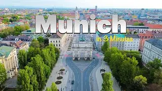🇩🇪 Munich, Germany in 3 minutes | Drone + Pocket [4K]