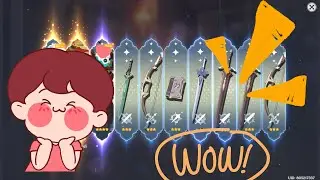 WOWW!!! GOT MY FIRS MULTIPULL IN GENSHIN GOT RECORDED