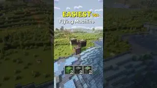 Minecraft Flying Machine Tutorial &ndash; Easiest in 15 Seconds | CupSapling #minecraft #flyingmachine