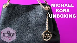 MICHAEL KORS Handbag Unboxing 2017 Jet Set Large Leather Shoulder Bag Review