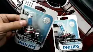Лампы галогеновые h11 Philips 12362CVB1 замена стандартным