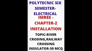 #3 IMREE OBJECTIVE TYPE MCQ TOOLS AND ACCESSORIES ONE LINER QUESTIONS # INSULATOR/CROSSING#MCQ-30
