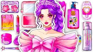 💖Paper DIY💖 KPOP DEMON HUNTERS RUMI Skincare + Makeup Blind Bag Unboxing | ASMR