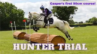 Solihull Hunter Trial ~ Casper&rsquo;s first 90cm Cross Country course
