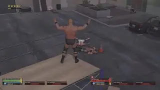 WWE 2K25 Steve Austin VS New Jack, RVD, Sandman, Angle, Cactus 6-Way Parking Lot Brawl