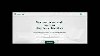 InternPath - CS50 Web Programming with Python and JavaScript Final Project
