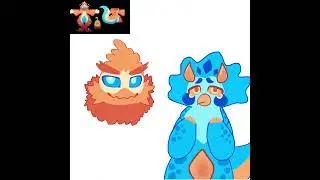glubby and dagoda :3 im gonna shove yarn down your throat and hang you by your intestines 🦶