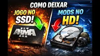 Como deixar seu jogo no SSD e os Mods em um HD Arma3