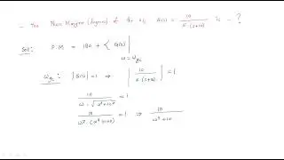Bode plot | find Phase Margin  | Example | CS | Control Systems | Lec-91