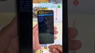 How To Hard Reset ZTE Blade A35e