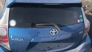 Краткий обзор и первые впечатления от Тойоты Аква гибрид, 2014. Тест Toyota Aqua hybrid G-Led 2014