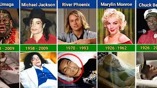 😱Shocking Open Casket Photos Of Famous Celebrities
