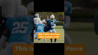 How To Force Fumbles at Defensive Back!! #dbdrills #football #nfl #cornerback #7v7