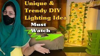 Unique DIY Floor Lamp | How to Make Stylish Lamp at Home | Creative Home Decor 2025