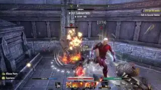 ESO PS4 EU PvP ZergDK keep defence