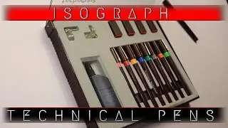 Isomars Technoart Isograph Technical Pens I Affordable Pen For Artists & Review + Rotring I J.Sheetz