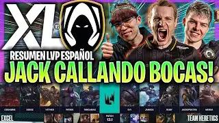 JACKSPEKTRA QUIERE CALLAR BOCAS CON HERETICS! | XL vs TH RESUMEN LEC ESPAÑOL LVP