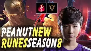Season 8 New Runes - SKT Peanut Lee Sin Jungle