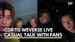 🔴 Кортис в прямом эфире Weverse из машины &mdash; Непринужденное общение с фанатами