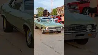 Chevrolet Nova Classic Car Drive By Engine Sound Sanders Car Show 2025