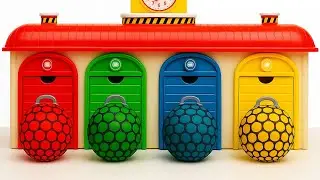 Satisfying Garage ASMR | Making 4 Real Super Slime Balls FROM Funny Sounds in Magic Garage ASMR