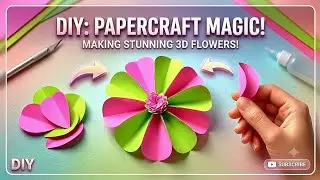 Beautiful Flowers Making With Paper | DIY