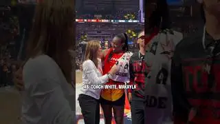 ❤️ Aliyah Boston visits Coach White & Indiana Fever during WNBA All-Star Game | women's basketball