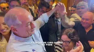 REPORTAGEM NA FILIAÇÃO DE CIRO AO PSDB