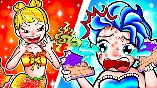 [🐾paper doll dress up🐾] Rich vs Poor Frozen Elsa Be Bullied By Bad Rapunzel I LOL Paper Story