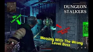 Dungeon Stalkers - Full Vid - High Level Boss, Low Level Fail
