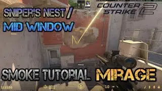 CS2 Mirage Sniper's Nest/Window Smoke tutorial