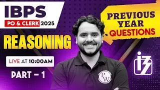 IBPS PO/Clerk Preparation 2025 | IBPS Reasoning Previous Questions | Reasoning by Vidhu Sir #1