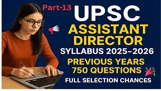 🤩 Syllabus Out! UPSC Assistant Director(system) 2025-26: Full Selection Chances Strategy & PYQs! 🏆