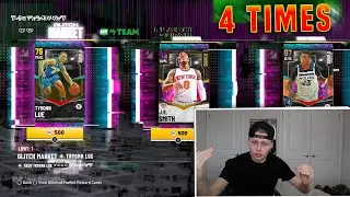 I Got into the GLITCHED MARKET 4 TIMES & Made a FULL GLITCHED MARKET TEAM... NBA 2K21