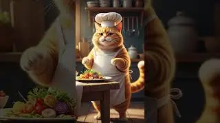 A Cat Cooking Soup Like a Pro #catshorts #catcooks #catcookingshow #shorts #cat