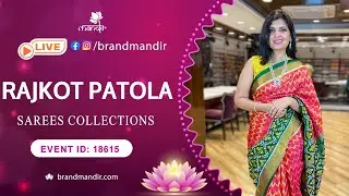 Rajkot Patola Sarees | WhatsApp Number 733 733 7000 | Brand Mandir Sarees LIVE