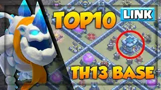 Top 10 Th13 war base 2021 || Town hall 13 Base Layout With Link