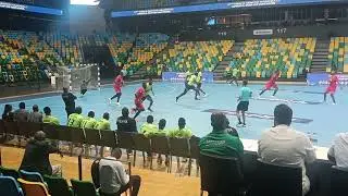 AFCON HANDBALL ACTION. KENYA VS Cameroon 