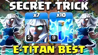 Best Th14 Attack Strategy (Secret Trick) | Th14 Electro Titan Smash Attack Strategy | Electro Titan