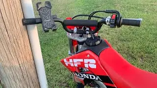 Gavin and my Dad Riding dirtbikes and quads together and saying future updates on the channel!