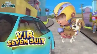 Vir The Robot Boy | Vir Ne Bachaya Ek Pyare Kutte Ko | Vir Seven Suit Compilation | Wow Action