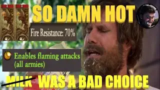 Flaming attack was a bad choice