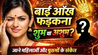 बाई आंख फड़कना क्या संकेत देता है? ज्योतिष अनुसार। वास्तु शास्त्र ज्ञान