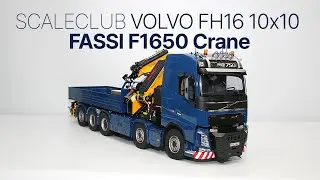 1/14 SCALECLUB(스케일클럽) Volvo FH16 10x10 with Fassi F1650 Crane #Full-featured Truck