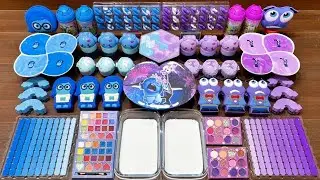 Glossy Slime Mixing ASMR 😱 SADNESS vs FEAR from Inside Out! #27