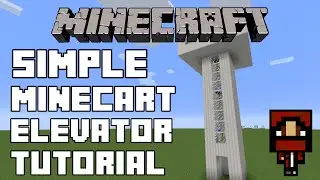 Обучающие материалы Minecraft | Простой подъёмник для вагонетки