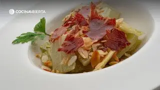 Cardo con almendras y jam&oacute;n | Receta f&aacute;cil de Karlos Argui&ntilde;ano