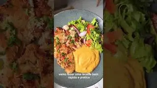 FRANGO GRELHADO E PUR&Ecirc; DE CENOURA 🥕 #shortvideo #saudavel #nutriraiz #nutricaosaudavel