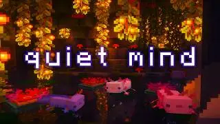 spend some time on yourself... (minecraft music w/ calm water)